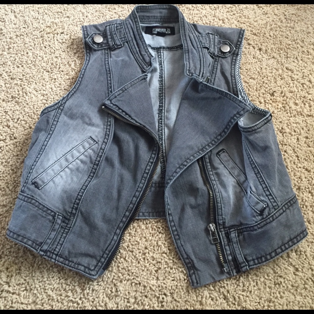 Denim vest